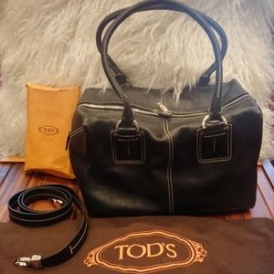 ♥ Tod's♥ D Cube Bauletto Black bag